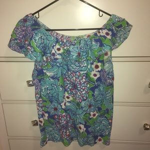 Lilly Pulitzer Off-Shoulder Top